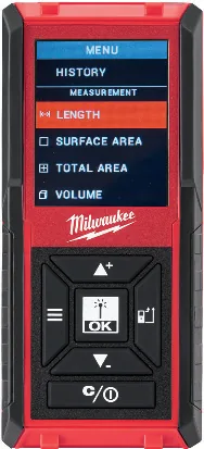 Laser-Entfernungsmesser von Milwaukee, Katalogbeispiel