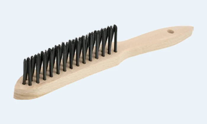 Handbürste mit Stahldrahtbesatz, Katalogbeispiel