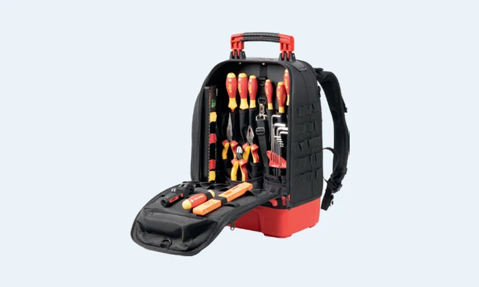 Bestückter Werkzeugrucksack, Katalogbeispiel