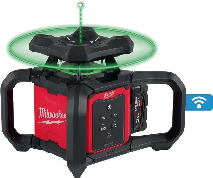 Rotationslaser mit grünem Laser von Milwaukee, Katalogbeispiel
