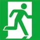 Rettungszeichen Notausgang