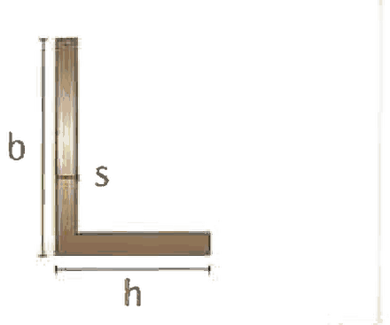 Querschnitt mit Bemaßung aus dem Kuhlmann-Werkstoffkatalog
