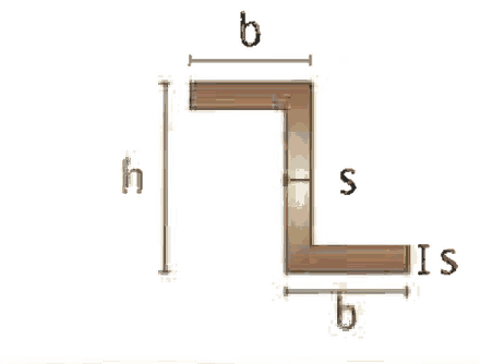 Querschnitt mit Bemaßung aus dem Kuhlmann-Werkstoffkatalog