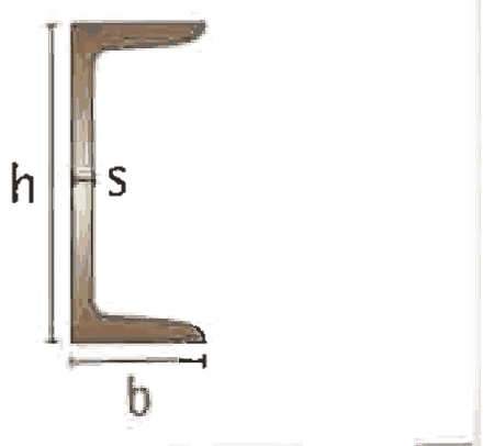 Querschnitt mit Bemaßung aus dem Kuhlmann-Werkstoffkatalog