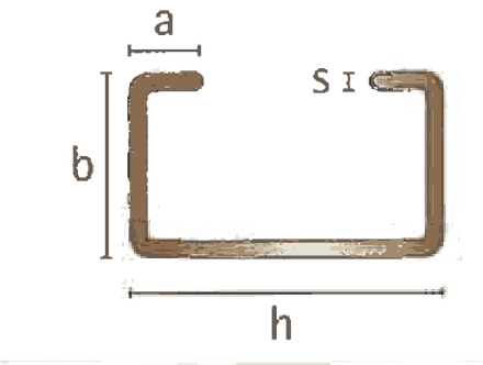 Querschnitt mit Bemaßung aus dem Kuhlmann-Werkstoffkatalog
