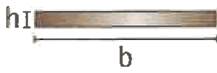 Querschnitt mit Bemaßung aus dem Kuhlmann-Werkstoffkatalog