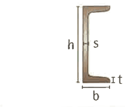 Querschnitt mit Bemaßung aus dem Kuhlmann-Werkstoffkatalog