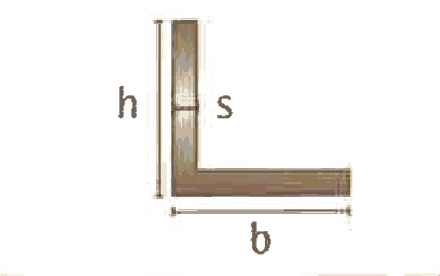 Querschnitt mit Bemaßung aus dem Kuhlmann-Werkstoffkatalog