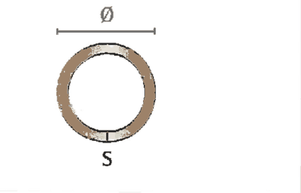 Querschnitt mit Bemaßung aus dem Kuhlmann-Werkstoffkatalog
