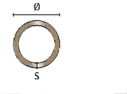Querschnitt mit Bemaßung aus dem Kuhlmann-Werkstoffkatalog