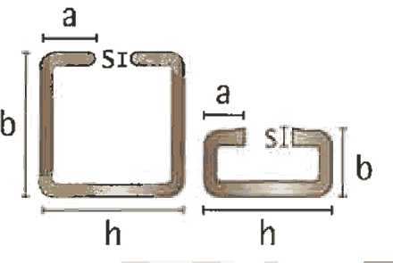 Querschnitt mit Bemaßung aus dem Kuhlmann-Werkstoffkatalog